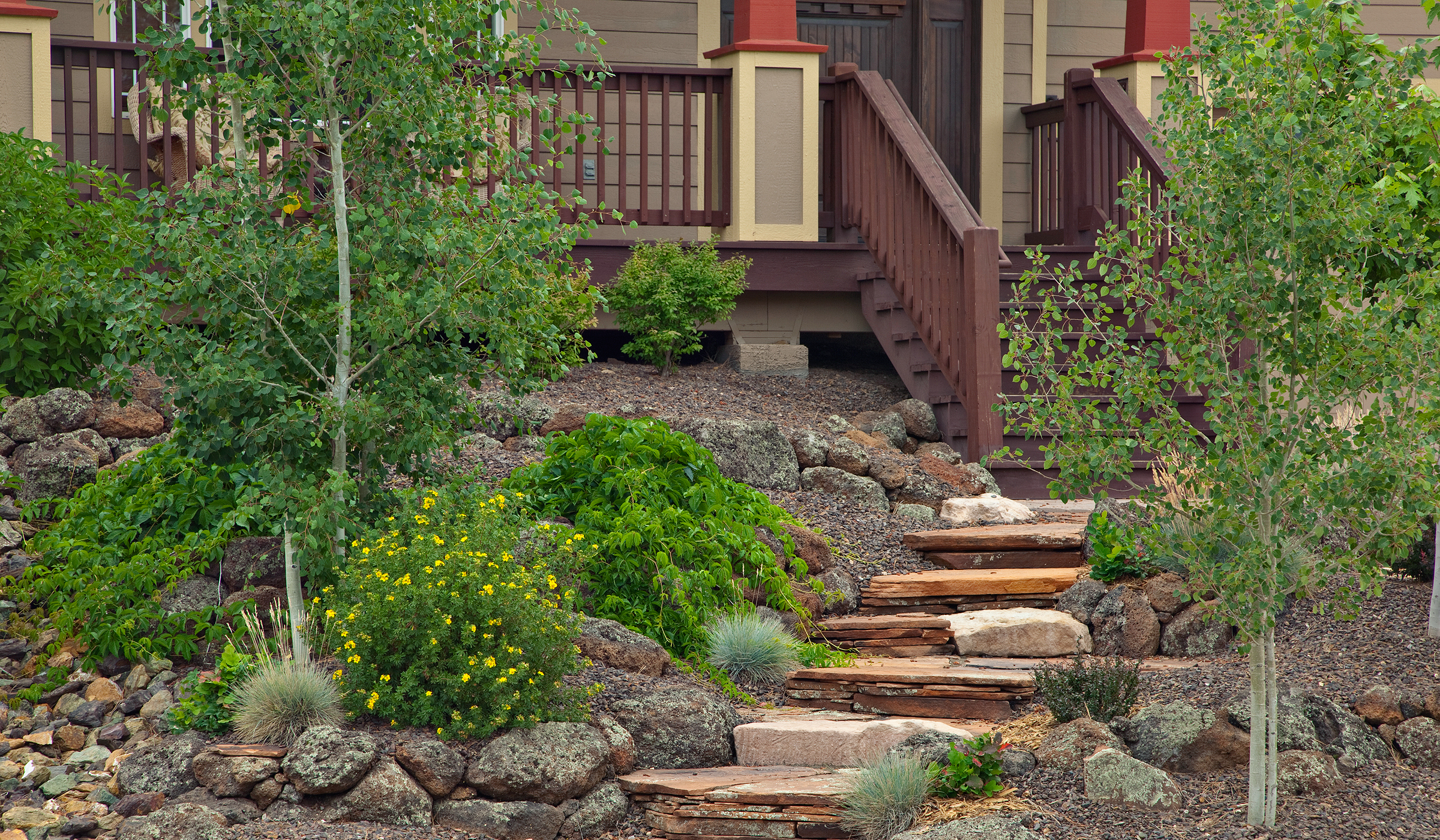 Retaining Walls - Steps - Flagstaff Landscaping Companies