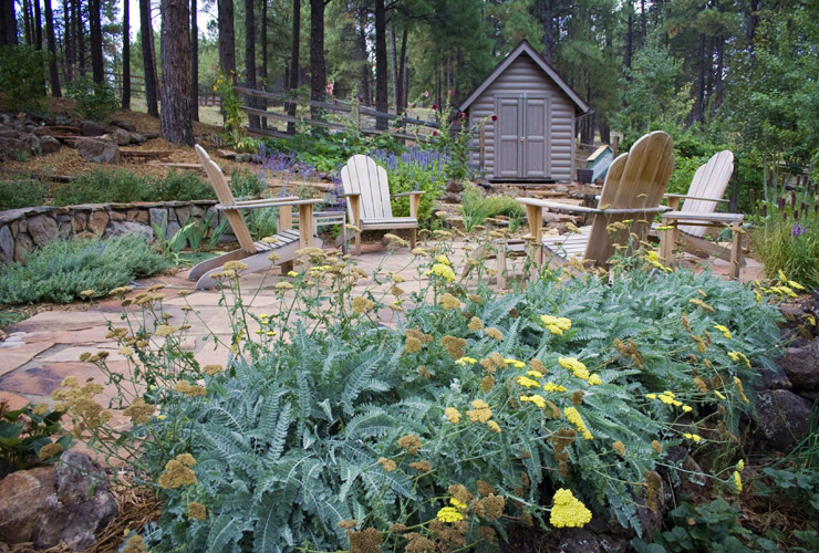 Flagstone Patio Kaibab Landscaping Flagstaff Landscaping Company