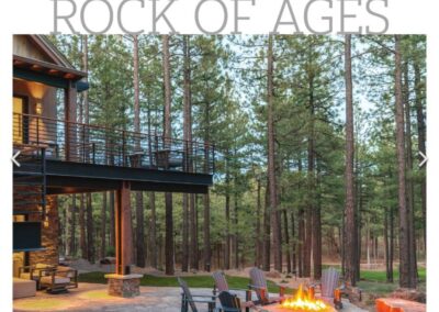 MOUNTAIN LIVING MAGAZINE - RUSTIC REIMAGINED FEATURE LANDSCAPING