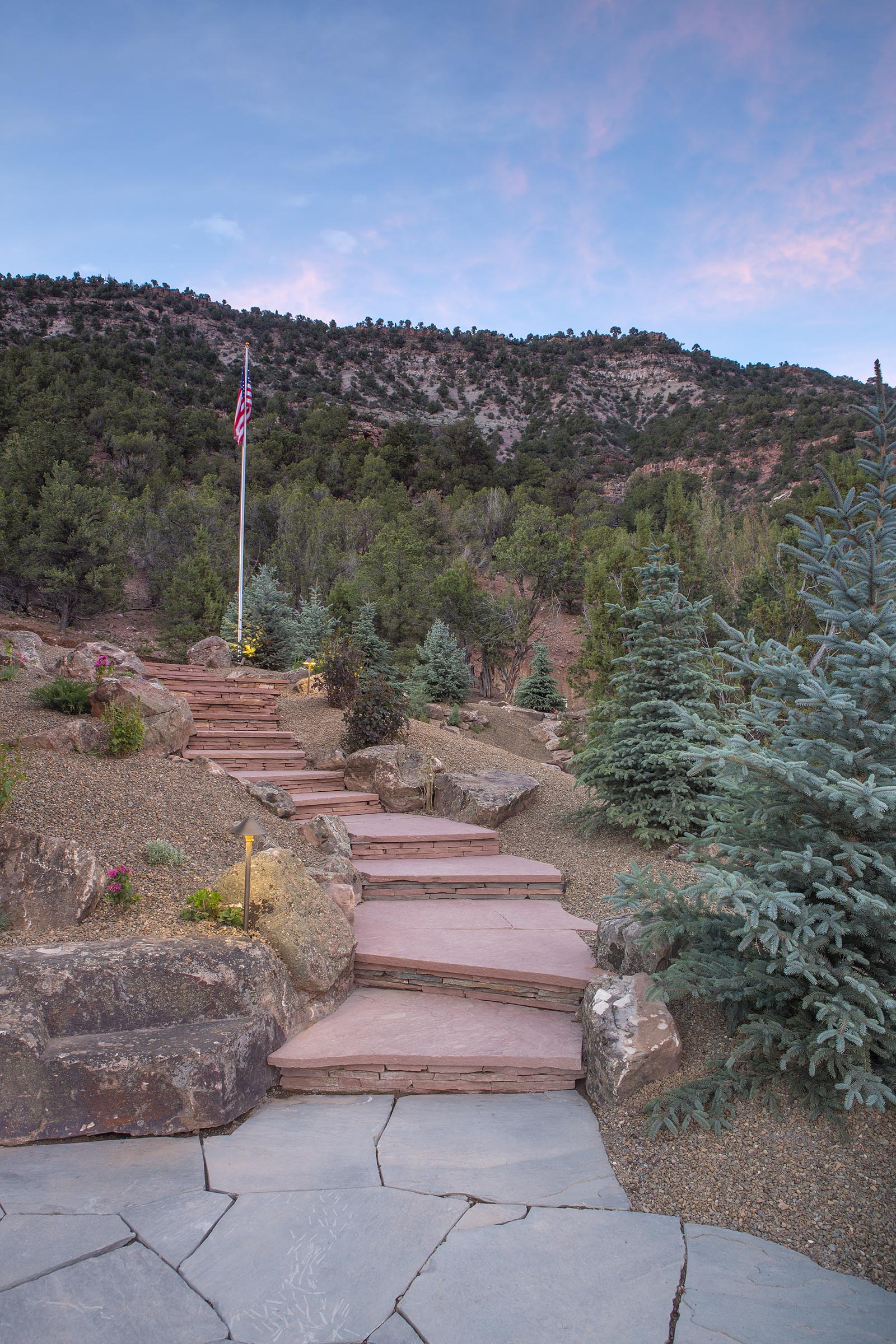 StairsVertRev Kaibab Landscaping Flagstaff Landscaping Company