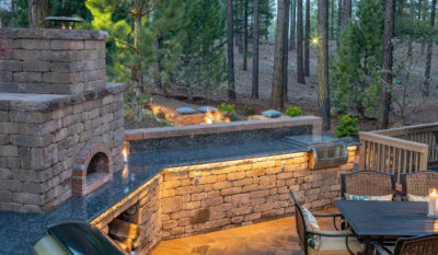 Flagstaff Landscaping - Outdoor BBQ seating
