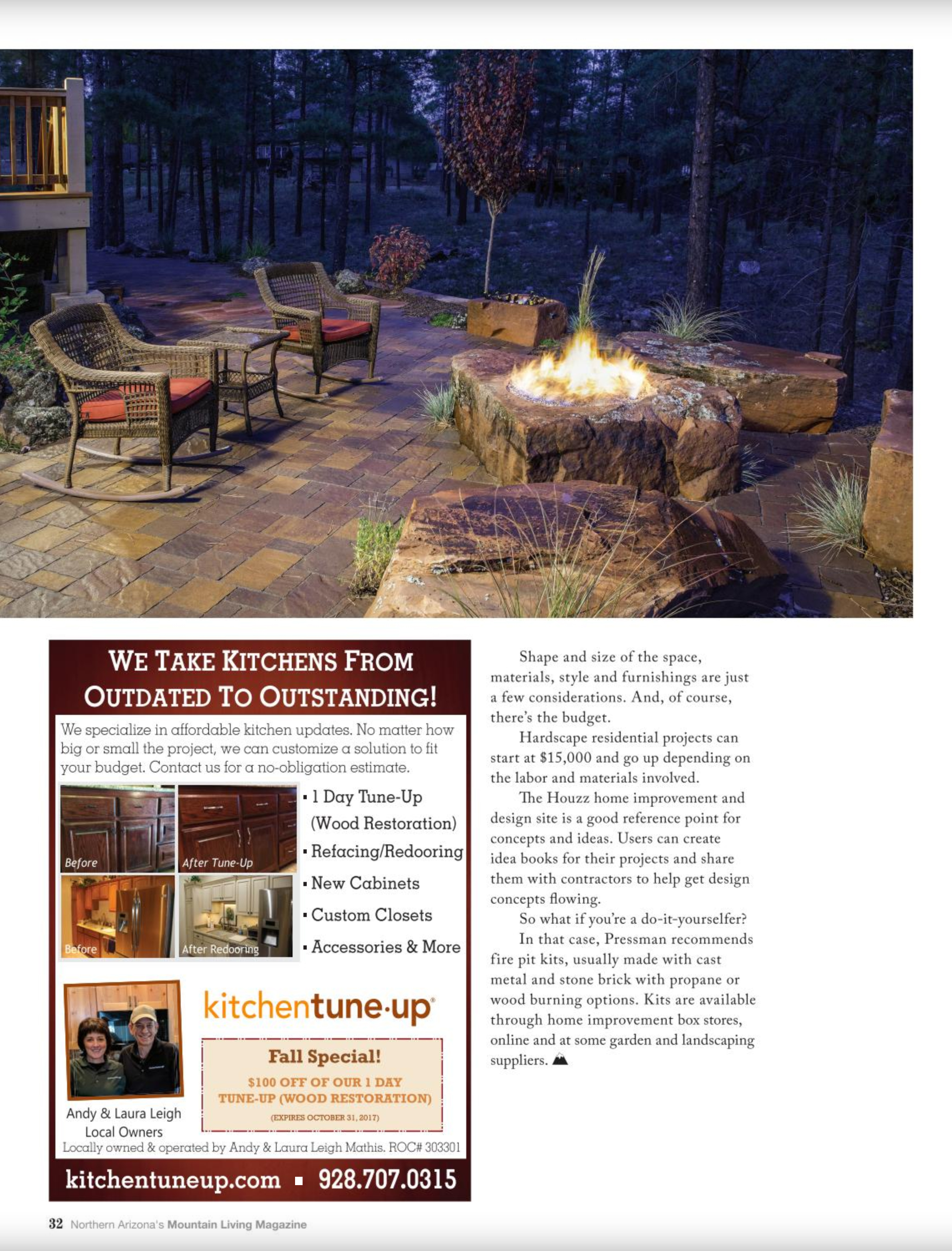 mountain living landscape designer flagstaff