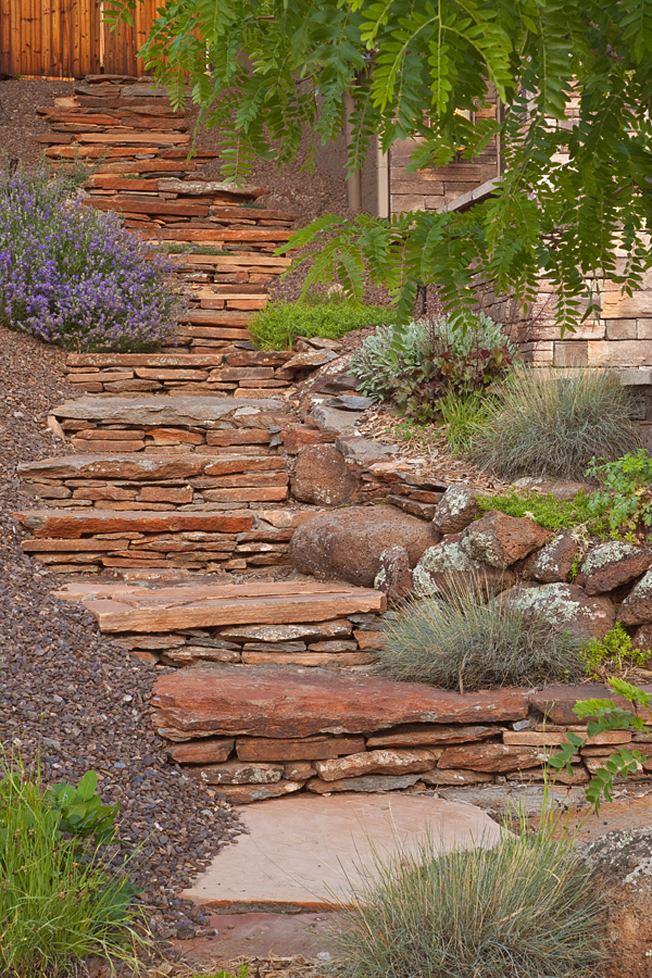 Paths, Steps, Walkways & Lighting | Kaibab Landscaping ...