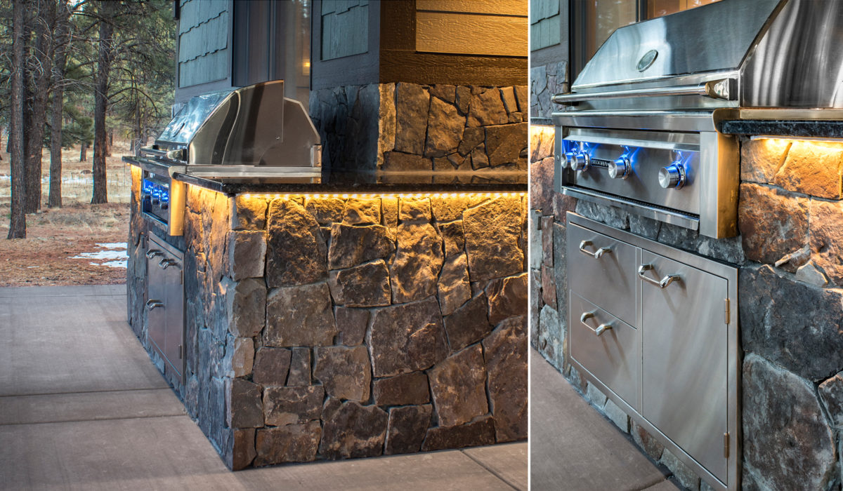 Stone BBQ - kaibab landscaping flagstaff BBQ
